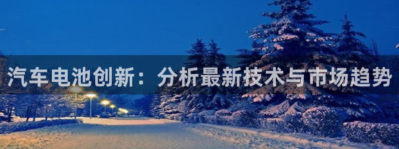 优发国际网官网址是多少：汽车电池创新：分析最新技术与市场趋势