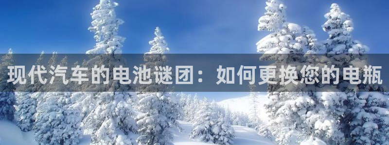 优发国际官方网平台登录：现代汽车的电池谜团：如何更换您的电瓶